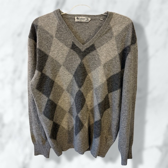 Mapier Other - Mapier 100% Wool Sweater Gray Size Large Made In Italy Long Sleeve V-Neck